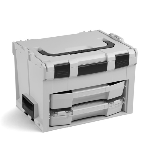 BOSCH-SORTIMO System LS-BOXX 306 & i-BOXX 72 & LS-Schublade 72 alle grau & Inset-Boxen-Set C3