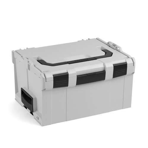 BOSCH-SORTIMO System L-BOXX 238 grau & Trennblechrahmen & Inset-Boxen-Set H3 & Deckeleinlage
