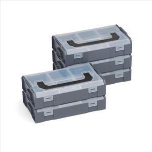 BOSCH-SORTIMO System L-BOXX Mini anthrazit Deckel transparent 10 Stück