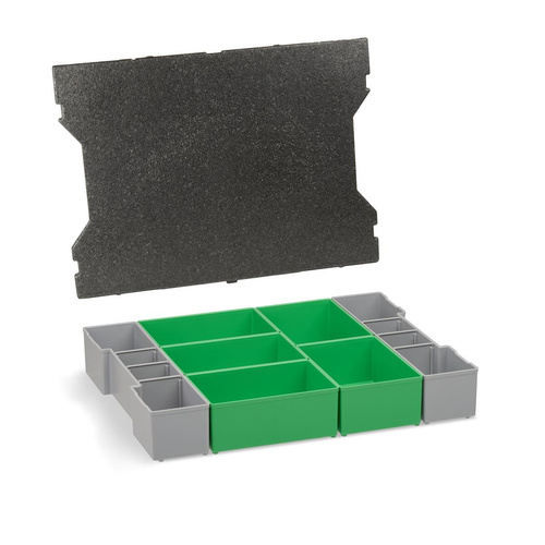 BOSCH-SORTIMO Einsatz Inset-Boxen-Set D3 & Deckeleinlage für L-BOXX 102 G4