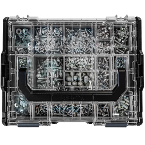 Bosch Sortimo L-Boxx 102 schwarz Deckel transparent mit Insetbox H3