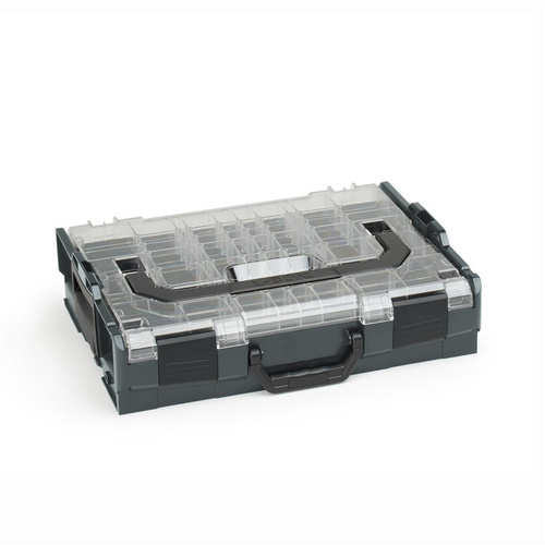 Bosch Sortimo L-Boxx 102 anthrazit Deckel Transparent mit Insetbox CD3