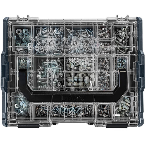 Bosch Sortimo L-Boxx 102 anthrazit Deckel transparent mit Insetbox H3