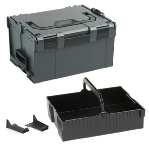 Bosch Sortimo Boxxen System L-Boxx 238 anthrazit mit Einhänge-Einsatz
