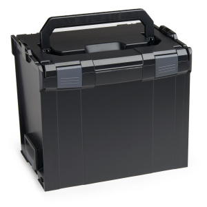 Bosch Sortimo Boxxen System L-Boxx 374 schwarz Gr4 mit Einhänge-Einsatz