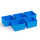 Einsatz-Kasten für Sortimentsboxen blau 104*104*63mm 10er Pack