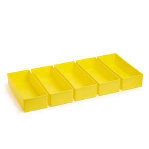 Einsatz-Kasten für Sortimentsboxen gelb 260*104*63mm...