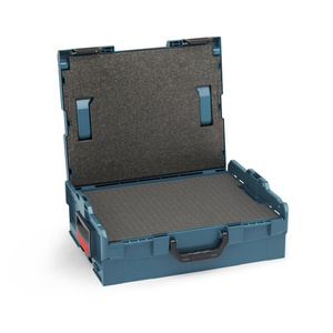 Bosch Sortimo Boxxen System L-Boxx 136 professional blau mit Einsatz Rasterschaumstoff