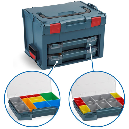 Bosch Sortimo LS-BOXX 306 professional blau mit 2x i-Boxx 72 inkl. Insetbox H3 I3