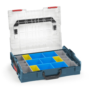 Bosch Sortimo L-Boxx 102 professional blau Deckel transparent mit Insetbox BC3