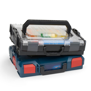 Bosch Sortimo L-Boxx 102 professional blau Deckel transparent mit Insetbox CD3