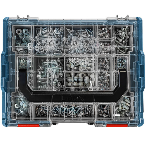 Bosch Sortimo L-Boxx 102 professional blau Deckel transparent mit Insetbox F3